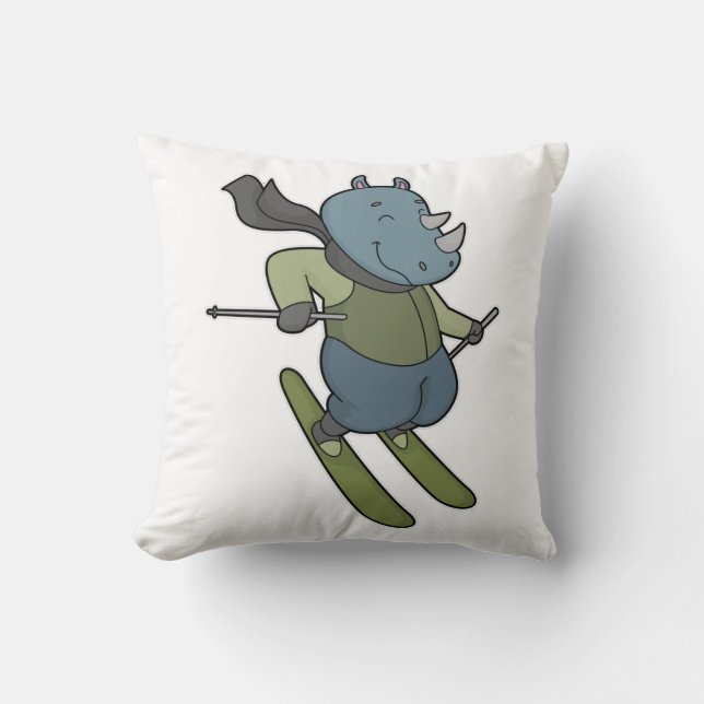 Coussin Ski de Rhino (Recto)