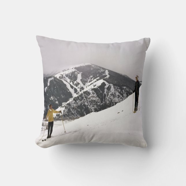 Coussin Ski en Idaho (Recto)