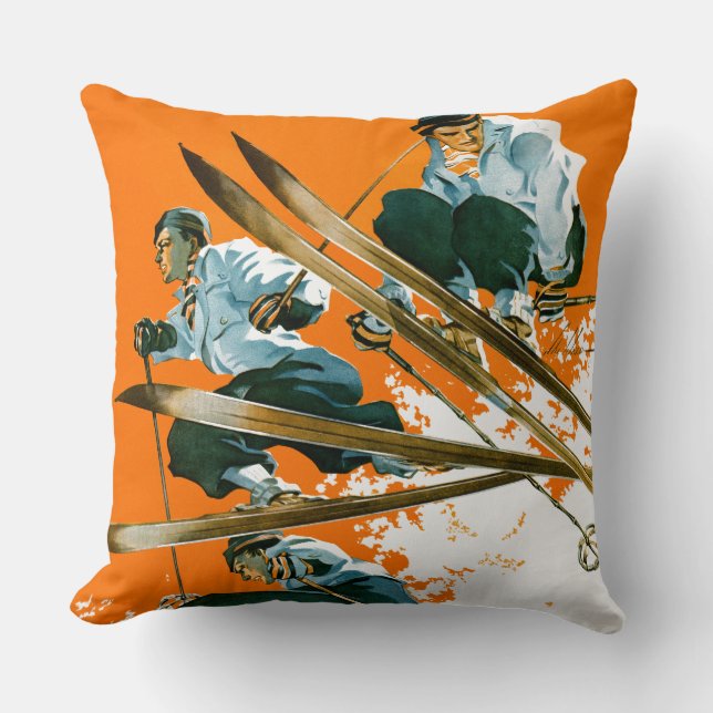 Coussin Ski Jumpers par Ski Weld (Recto)