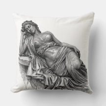Sleeping Ariadne - Marble Art Pillow