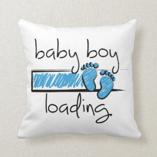 Coussin Slogan Baby Boy est un loading. enfant