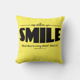 Coussin Smile Why Worry