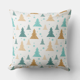 Coussin Snowflake arbre de luxe motif