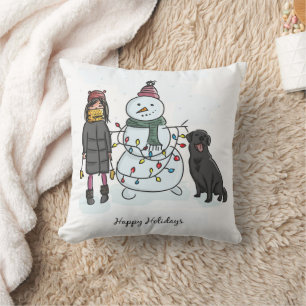 Coussin Snowman
