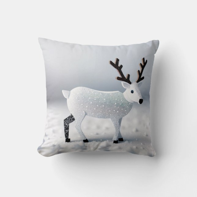 Coussin Snowy Splendor Cushion (Recto)