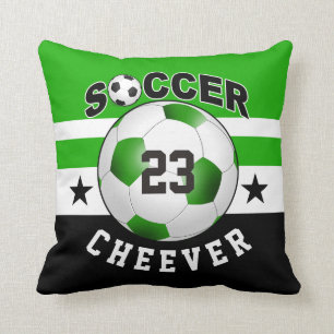 Coussin Soccer Sports Jersey Nom personnalisé Numéro  ve