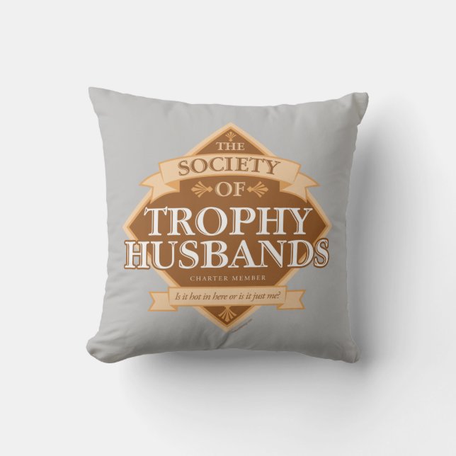 Coussin Société des maris de trophée (Recto)