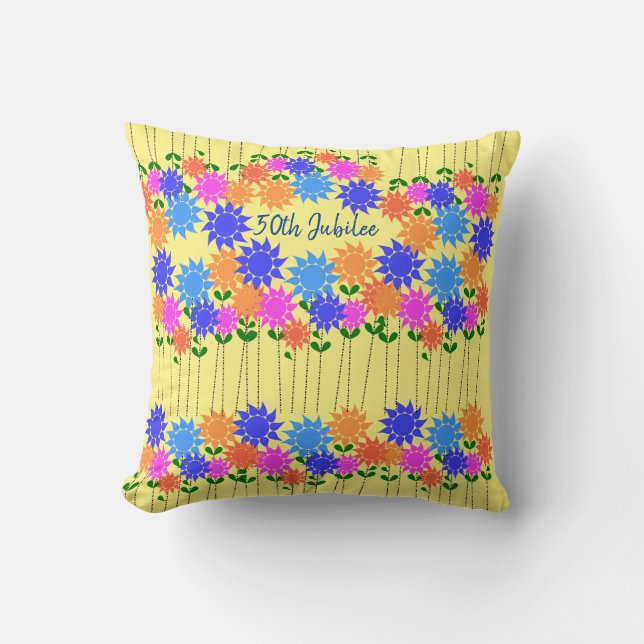 Coussin Soeurs 50e Jubilé Floral Towel (Recto)