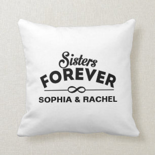 Coussin Soeurs pour toujours Modèle