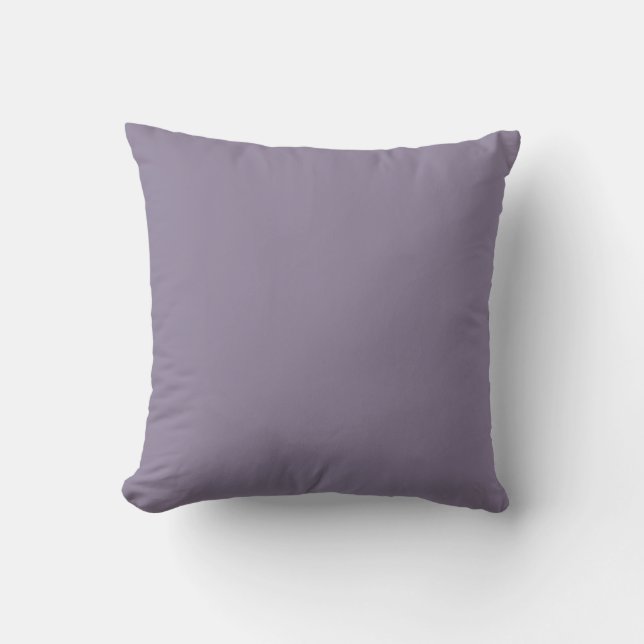 Coussin Soft Grey Purple,Solid Modern,Throw Pillow (Recto)