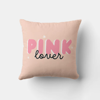 Coussin Soft Pink Aesthetic Floral Pillow – Cozy & Elegant