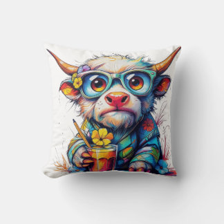 Coussin Soft summer pillow for a sexy cow