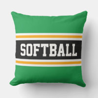 SOFTBALL AMUSANT Vert clair rayures d'athlétisme n