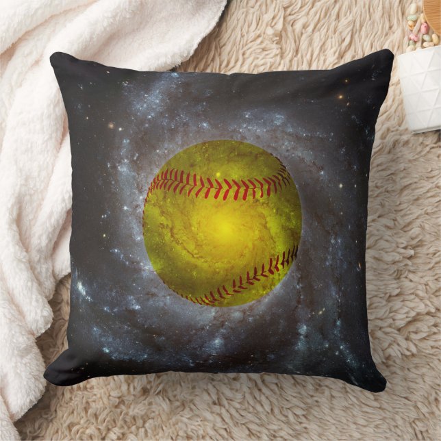 Coussin Softball dans l'espace Unique Softball Jeu d'oreil (Couverture)