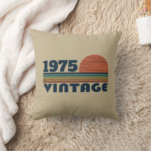 Coussin Soirée de 50 ans vintage personnalisée