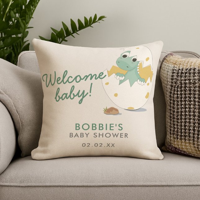 Coussin Soirée de Baby shower de bienvenue inspirée de Cut (Créateur téléchargé)