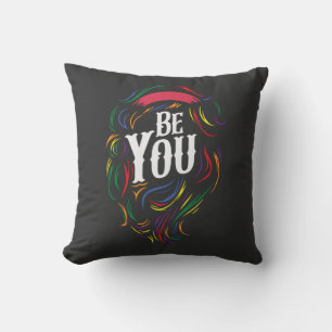 Coussin Sois toi   LGBTQ   Arc en ciel   GAY PRIDE