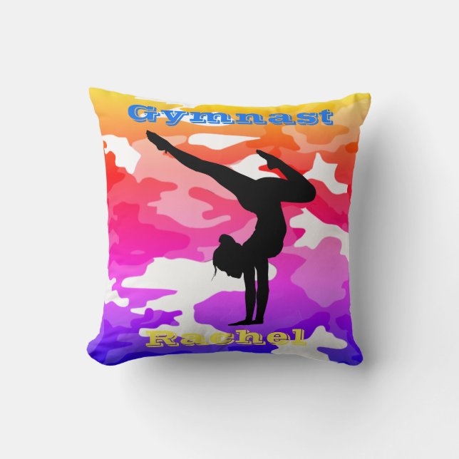 Coussin Sol de gymnastique, Poutres, Coffre, Bars Arc-en-c (Recto)