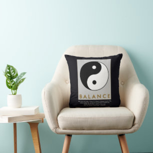 Coussin Solde zen yin yang