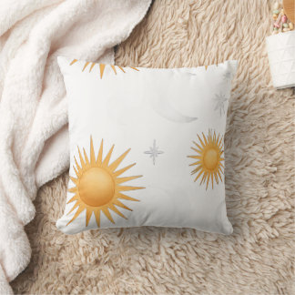 Coussin Soleil Boho Cadeau pour Elle Décoration de