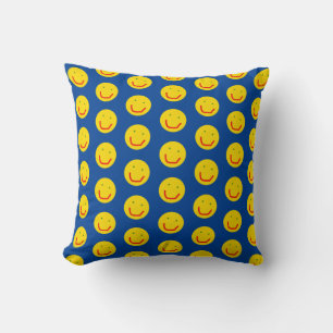 Coussin Soleil souriant, visage joyeux