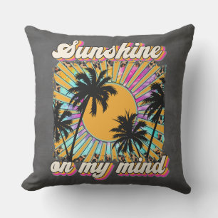 Coussin Soleil sur mon esprit