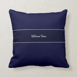 Coussin Solid color Navy Blue Modern Stylish