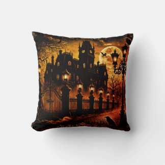 Coussin Sombre Halloween Vintage