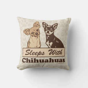 Coussin Sommeils avec des chiwawas