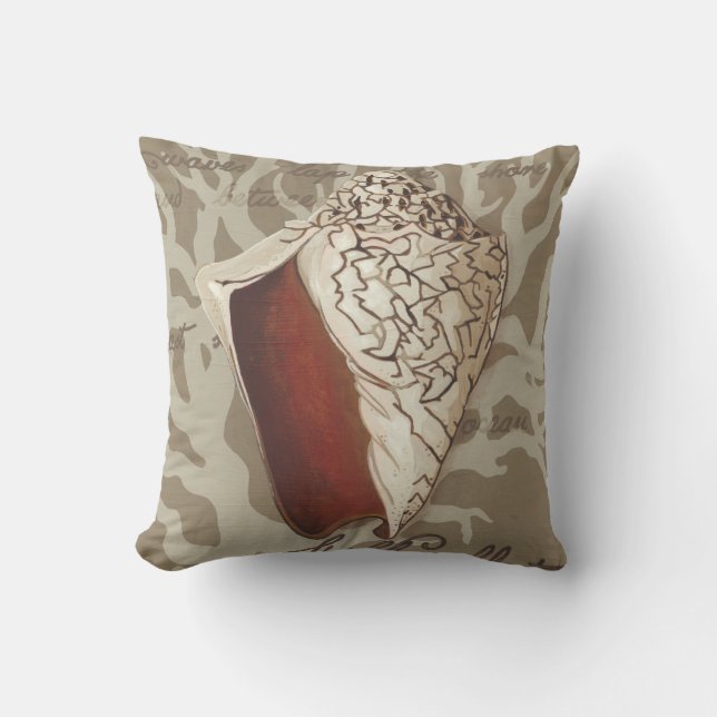 Coussin Sonnet maritime IV (Recto)