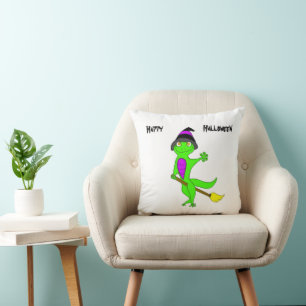 Coussin sorcière gecko