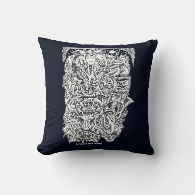 Coussin Sorcières et diables (Recto)