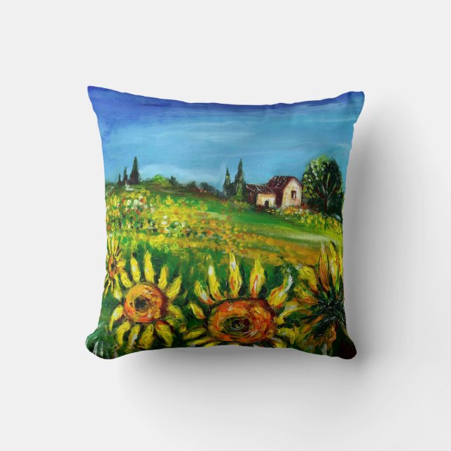 COUSSIN SOUFFRANCES ET CAMPAGNE EN TOSCANE (Recto)