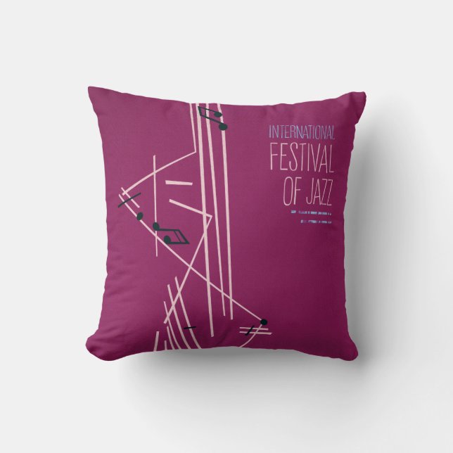 Coussin Soul| Festival international de jazz (Recto)