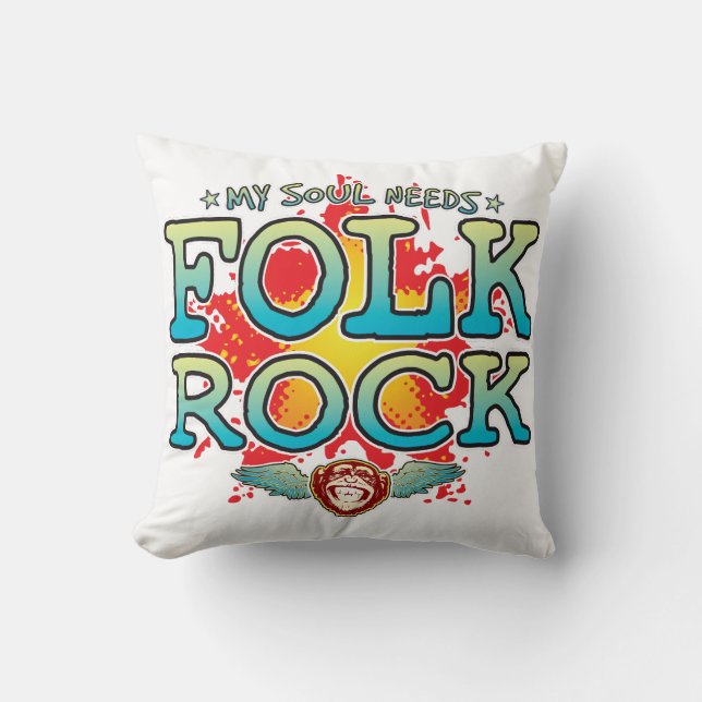 Coussin Soul Folk Rock (Recto)