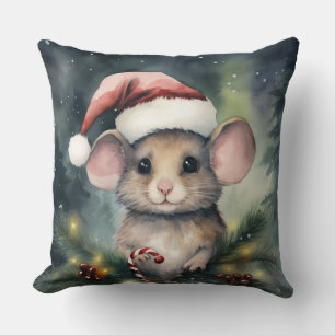 Coussin Souris de Noël