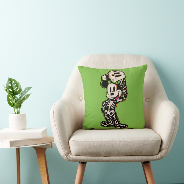 Coussin Souris Mickey vintage Costume squelette (Chaise)