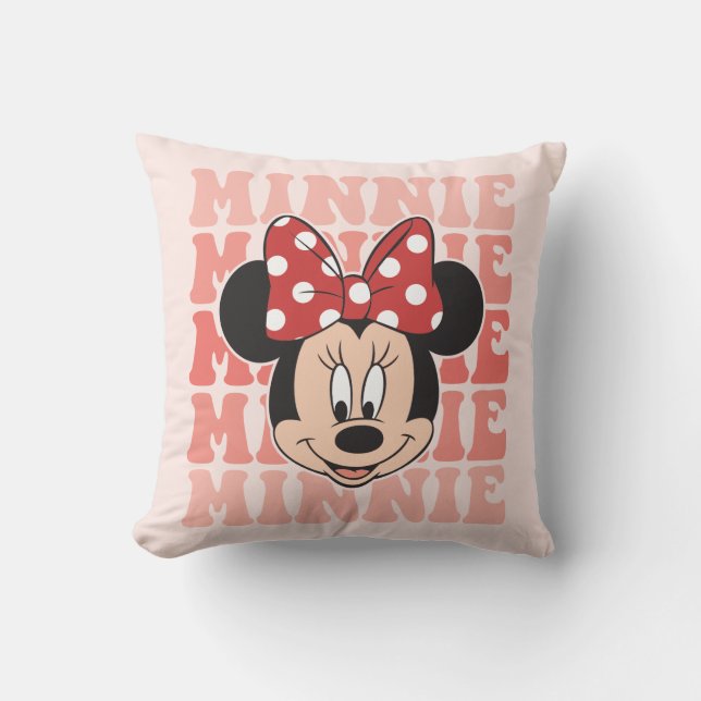 Coussin Souris Minnie Rétro (Recto)
