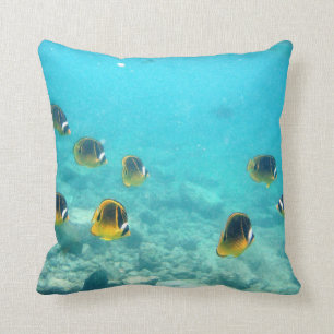 Coussin sous-marin de poissons tropicaux