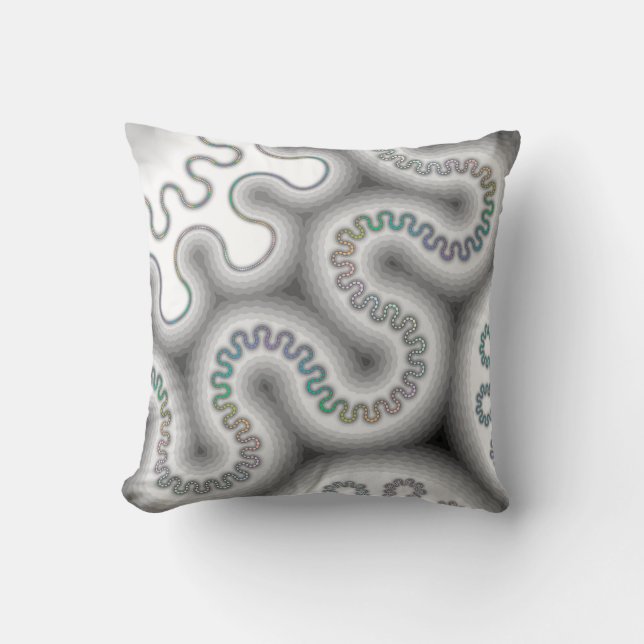 Coussin Sous zéro - Lancer l'oreiller par Vibrata (Recto)