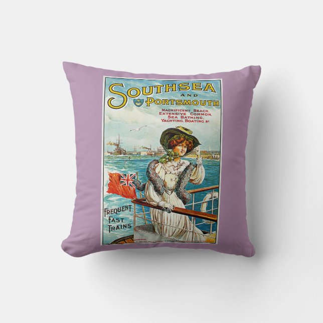 Coussin Southsea et Portsmouth (Recto)