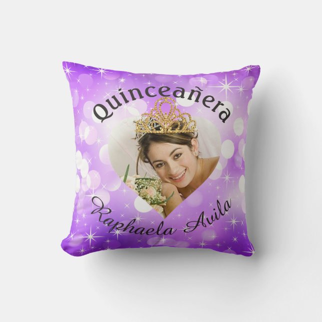 Coussin Souvenir de coupe-circuit de coeur de photo de (Recto)
