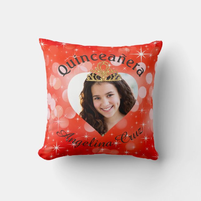 Coussin Souvenir de coupe-circuit de coeur de photo de (Recto)