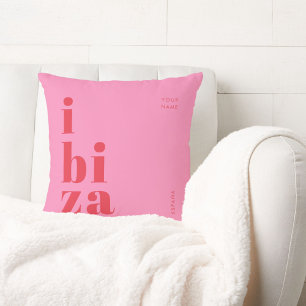 Coussin Souvenir élégant d'Ibiza Espagne