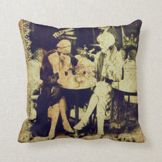 Coussin Souvenir vintage de café extérieur
