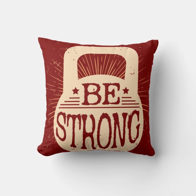 Coussin Soyez fort (Recto)