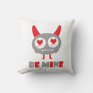 Coussin Soyez le monstre amoureux des mines
