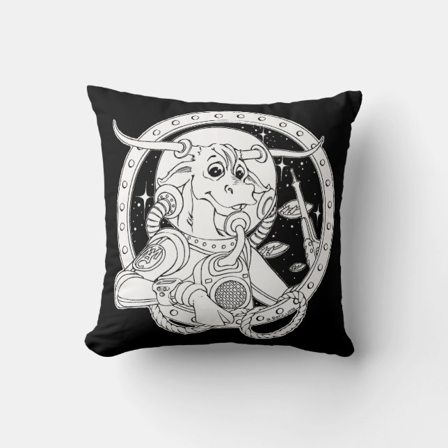 Coussin Space Cowboy (Recto)