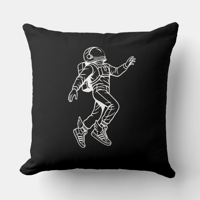 Coussin Space Kicks: Winged Astronaut Flight (Recto)