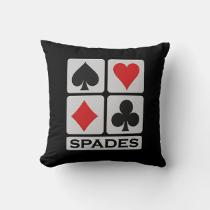 Coussin Spades Player lancer l'oreiller